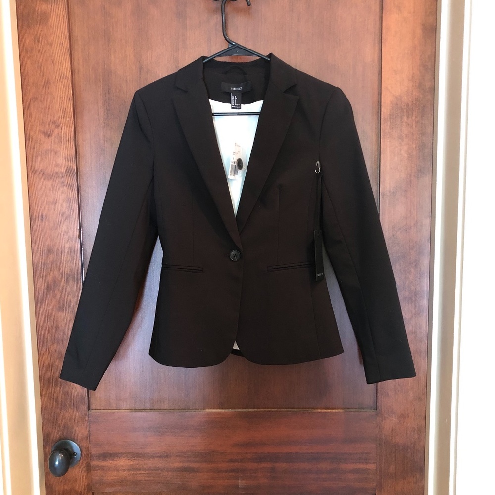 Black Blazer, Forever 21, Small, NWT